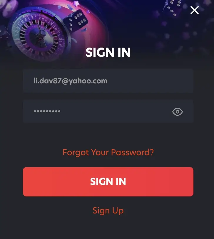 1red login process