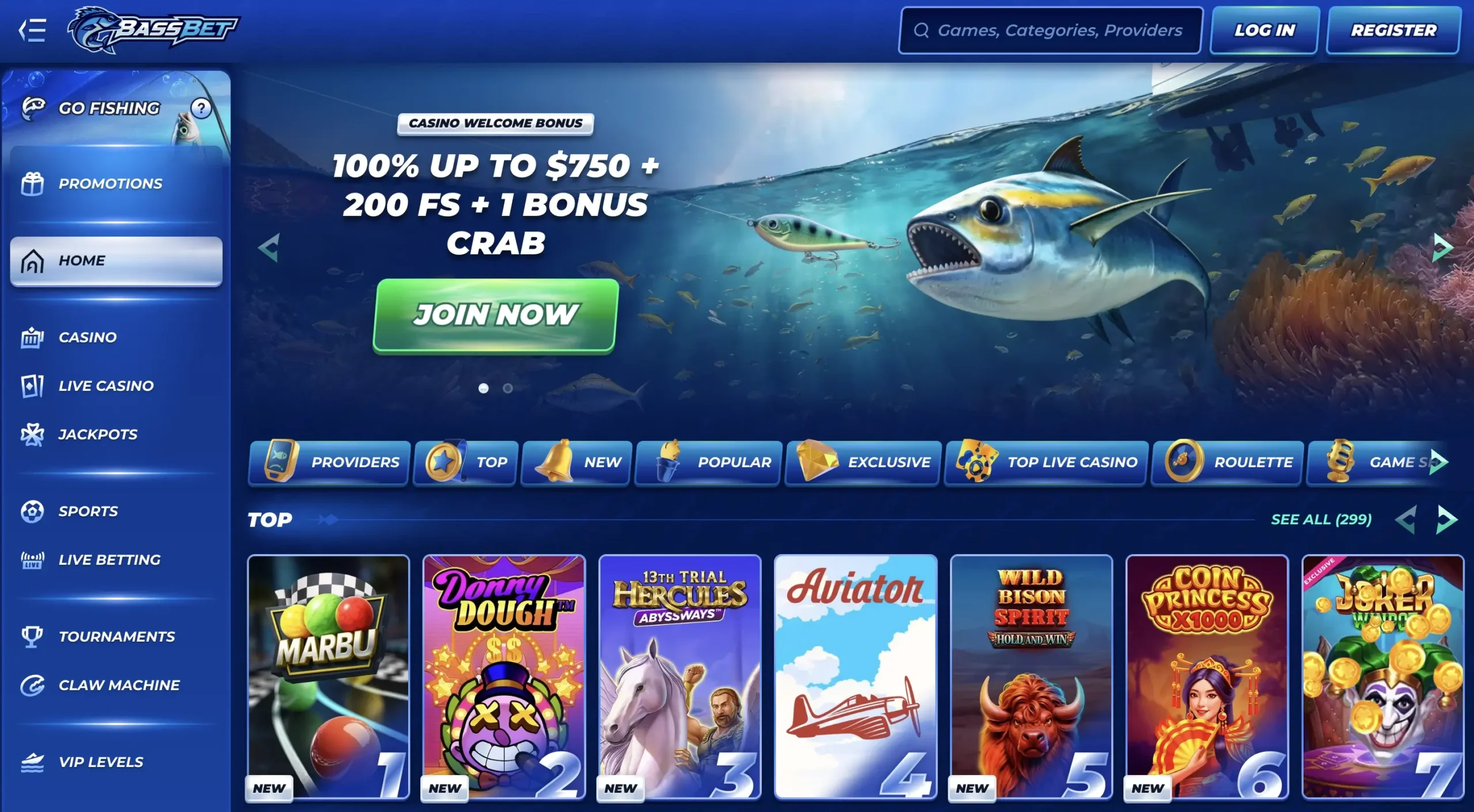 Bassbet Home Page
