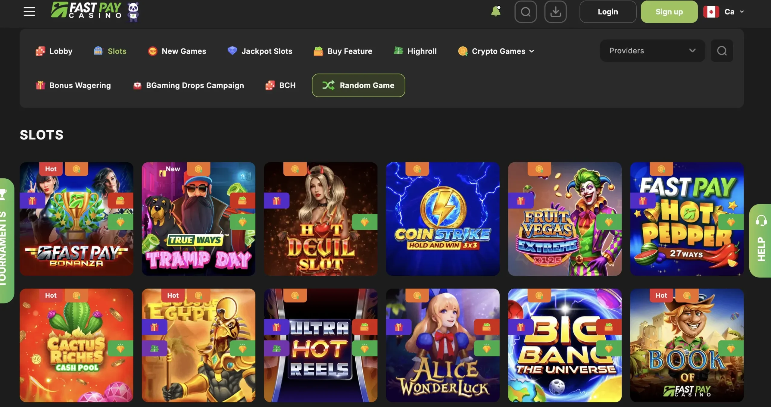Fastpay casino game