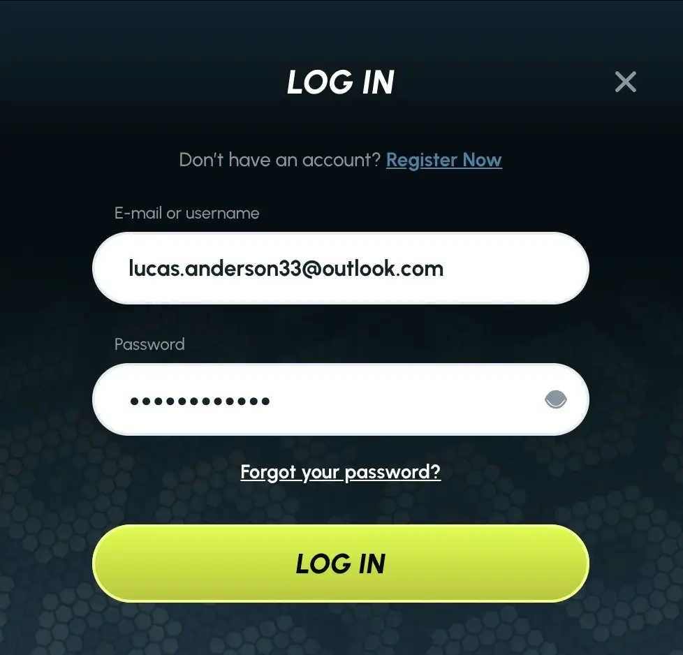 slotexo login process