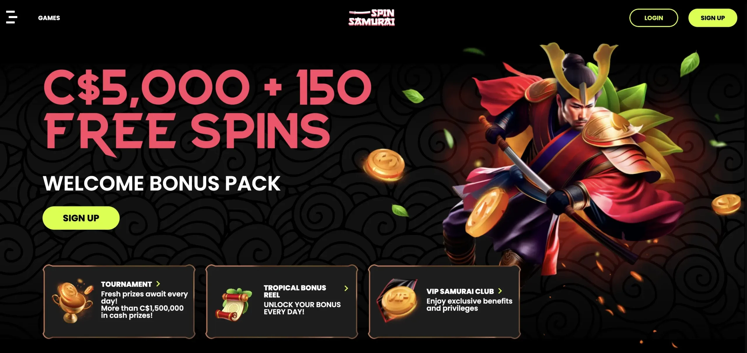 Spin Samurai Home Page