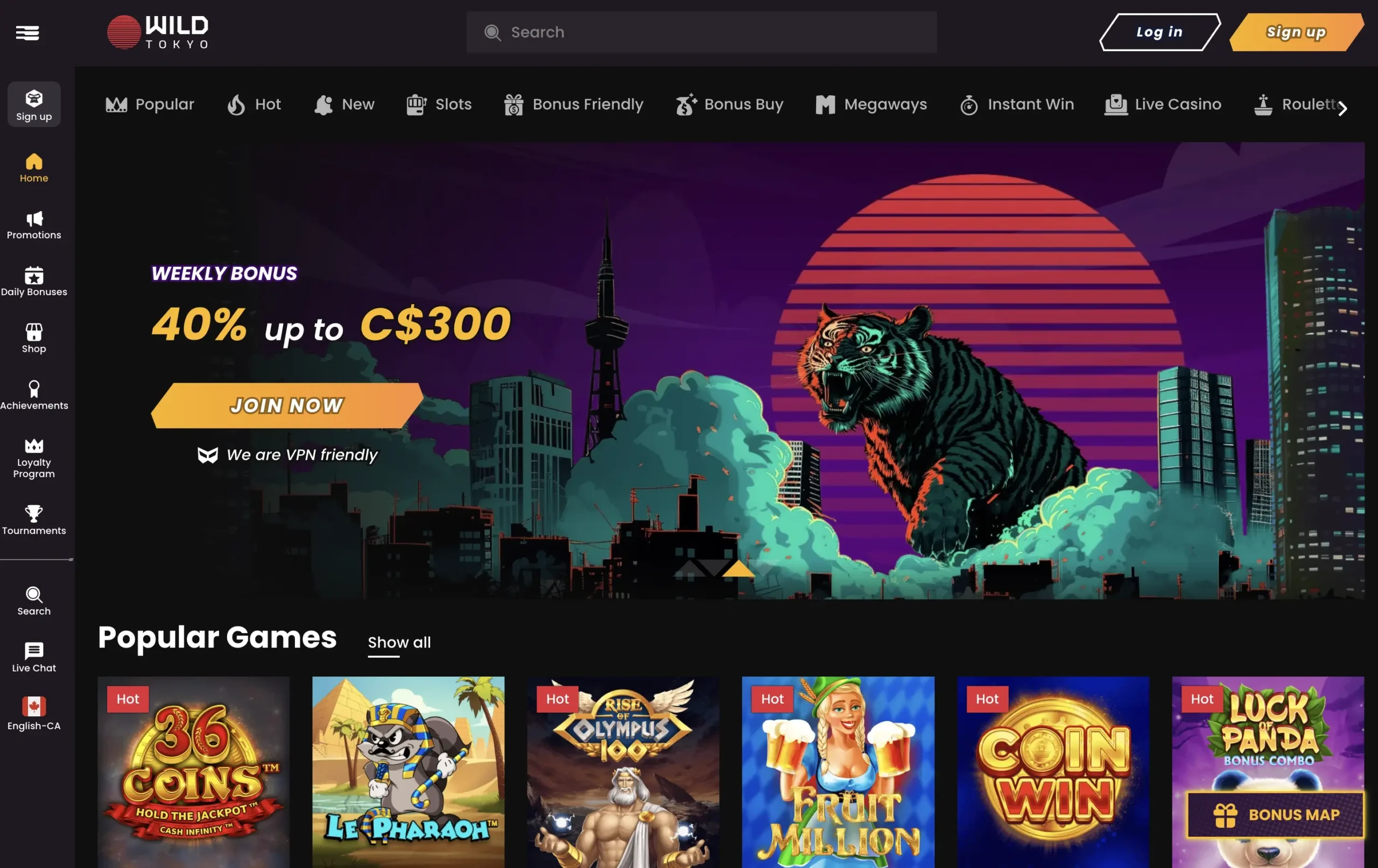 Wild Tokyo Home Page