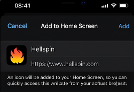 Add a shortcut to the home screen