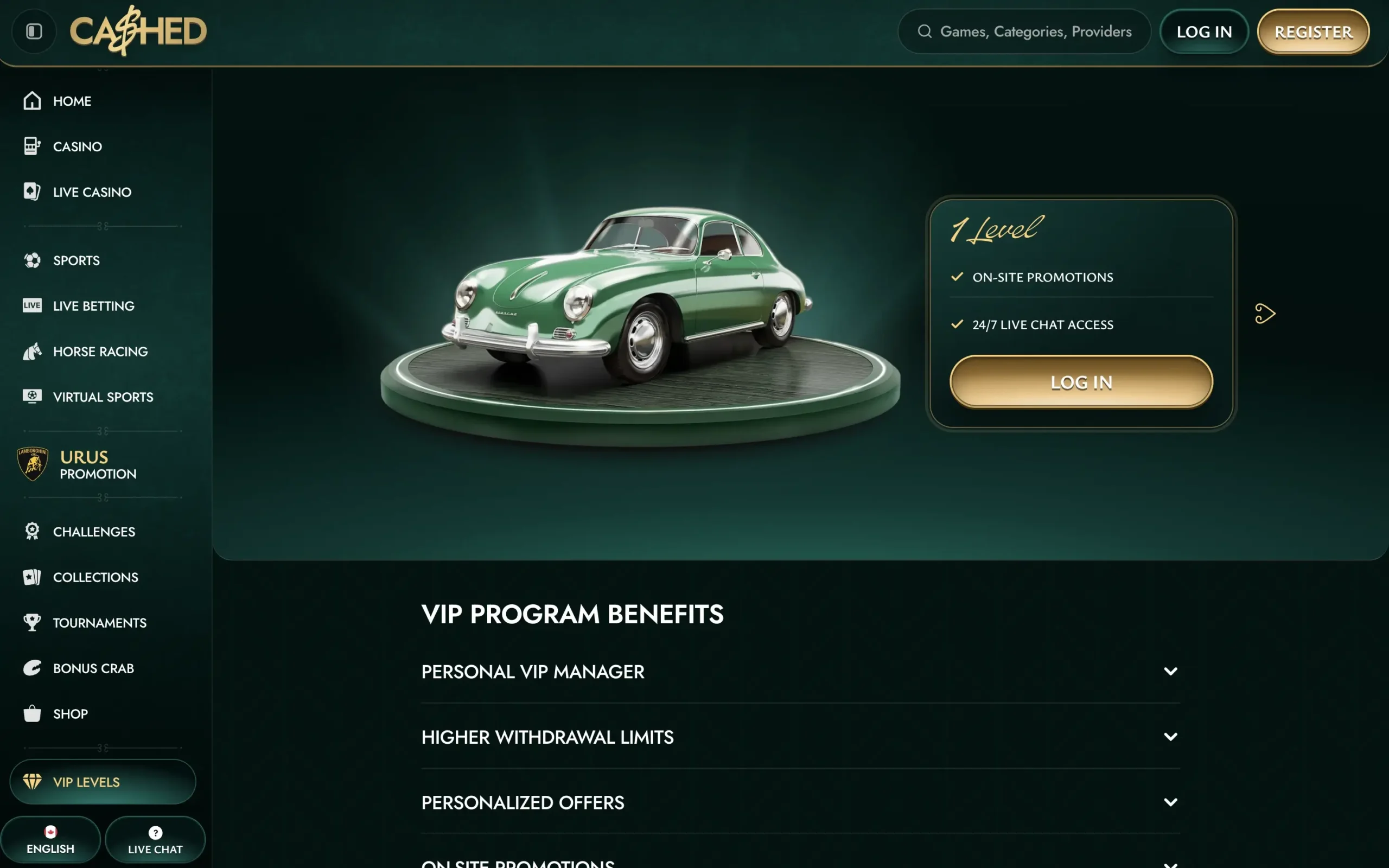 Cashed VIP
