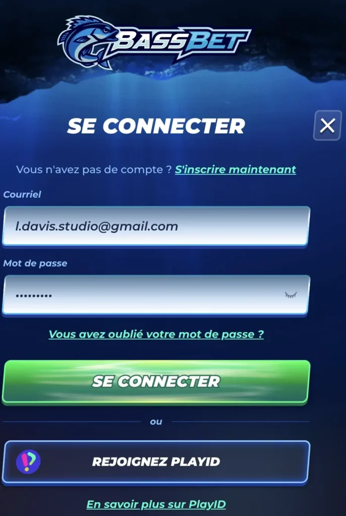 bassbet login process