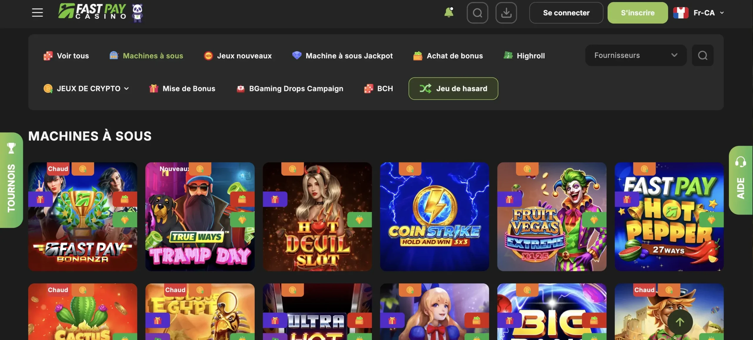 Jeu de casino Fastpay