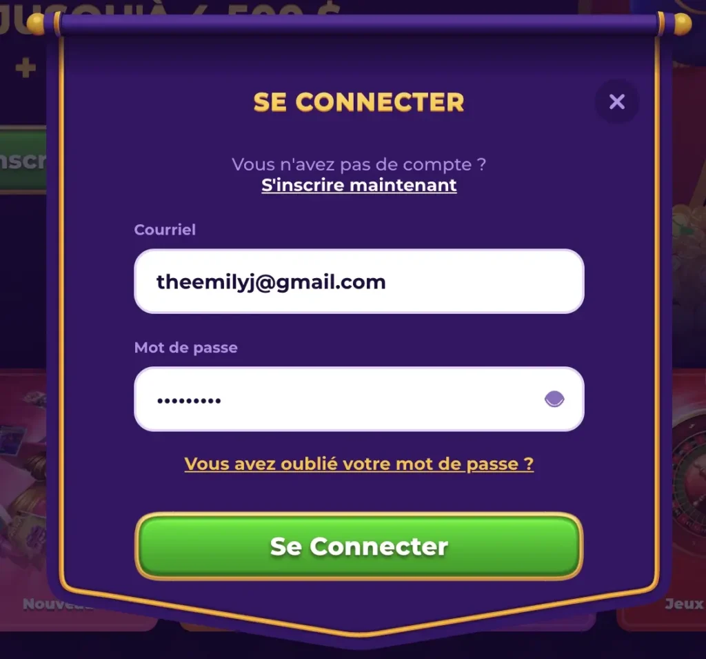 royal game login