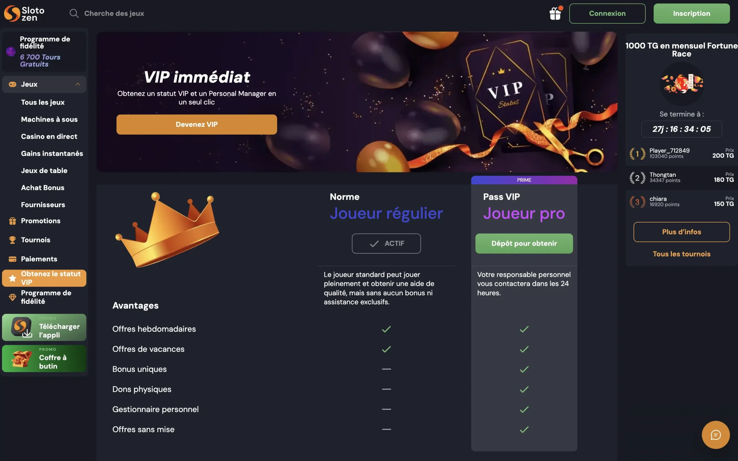 Slotozen VIP