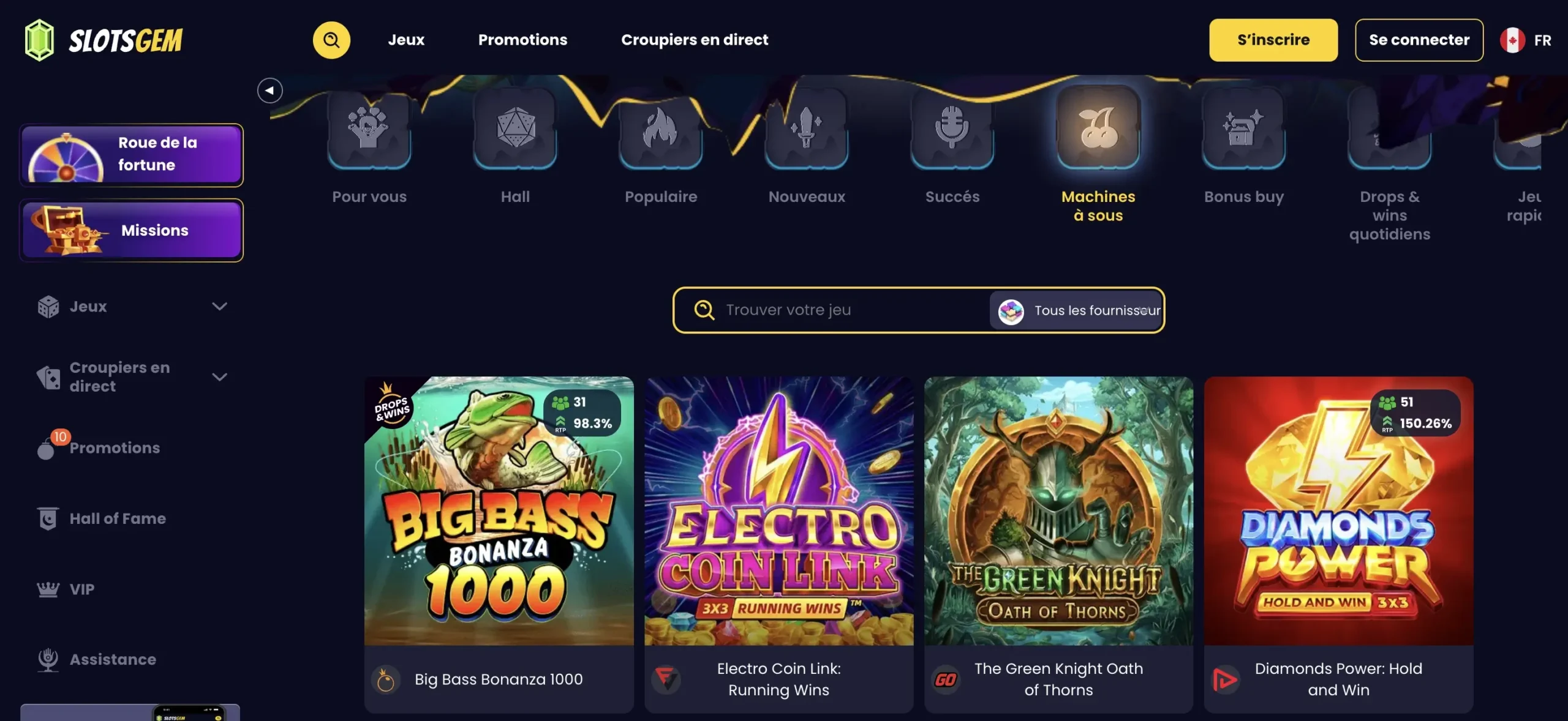Jeu de casino Slotsgem