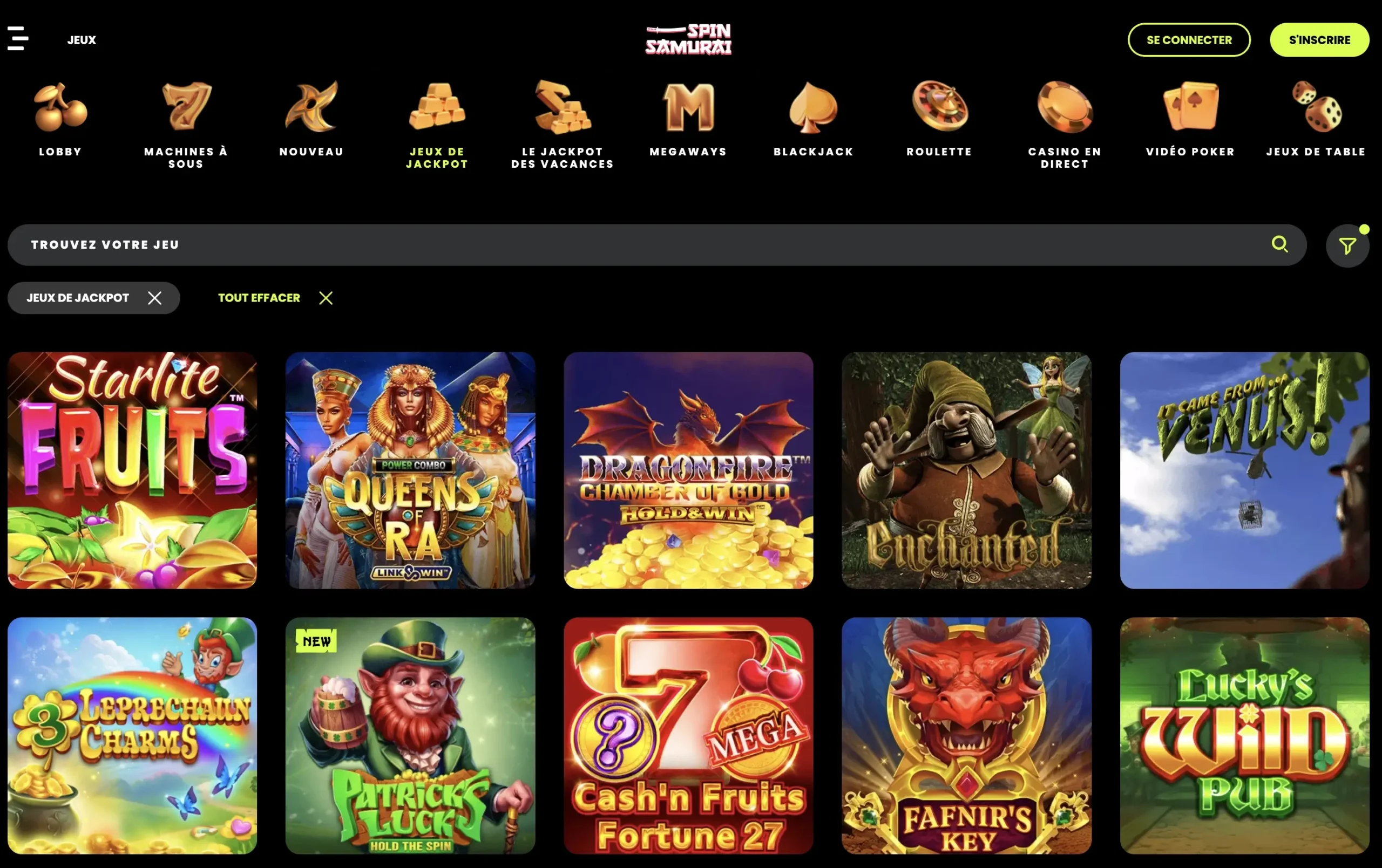 Jeu de casino Spin Samurai
